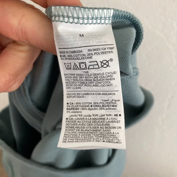 Old Navy Active Dynamic Fleece Half-Zip Jacket Green Mockneck Pullover Travel M - Picture 10 of 10